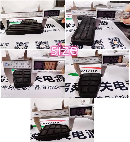 Rem Pedaal Cover - Koppeling Pedaalhoes - Auto Rijden - Rubberen Grip - 2 stuks - Zwart — afbeelding 5