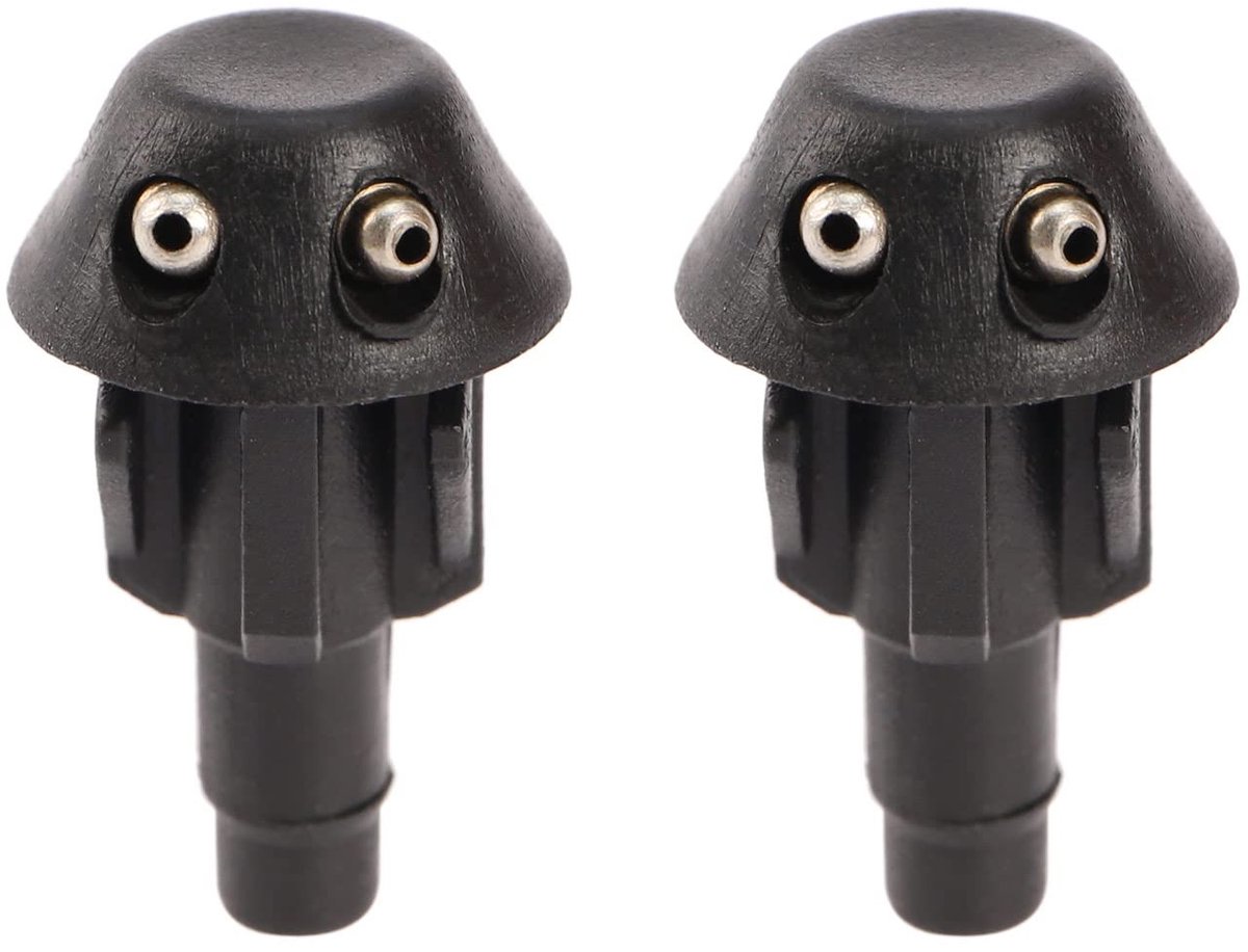 Store_7 - Voorruitwissers - 2x Car Front Windshield Wiper Washer Nozzles - 7704000015 - Hoge kwaliteit - Compatibel met Peugeot en Citroen - Perfec...