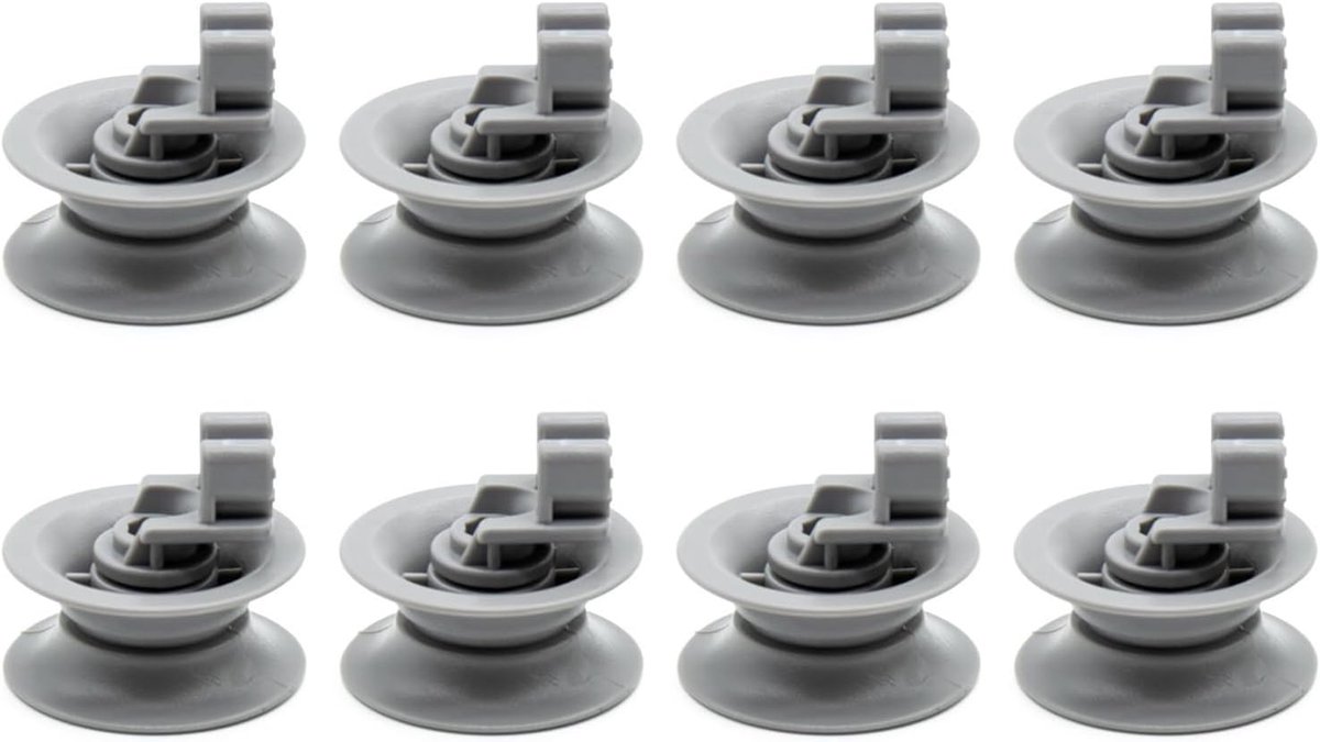 8 stuks ondermandwielen – wielen voor vaatwassermand – 30 mm – vaatwasseraccessoires – afwasmandrollen – universele vaatwassermandrollen – geschikt voor alle vaatwassers – duurzame vervangingswielen