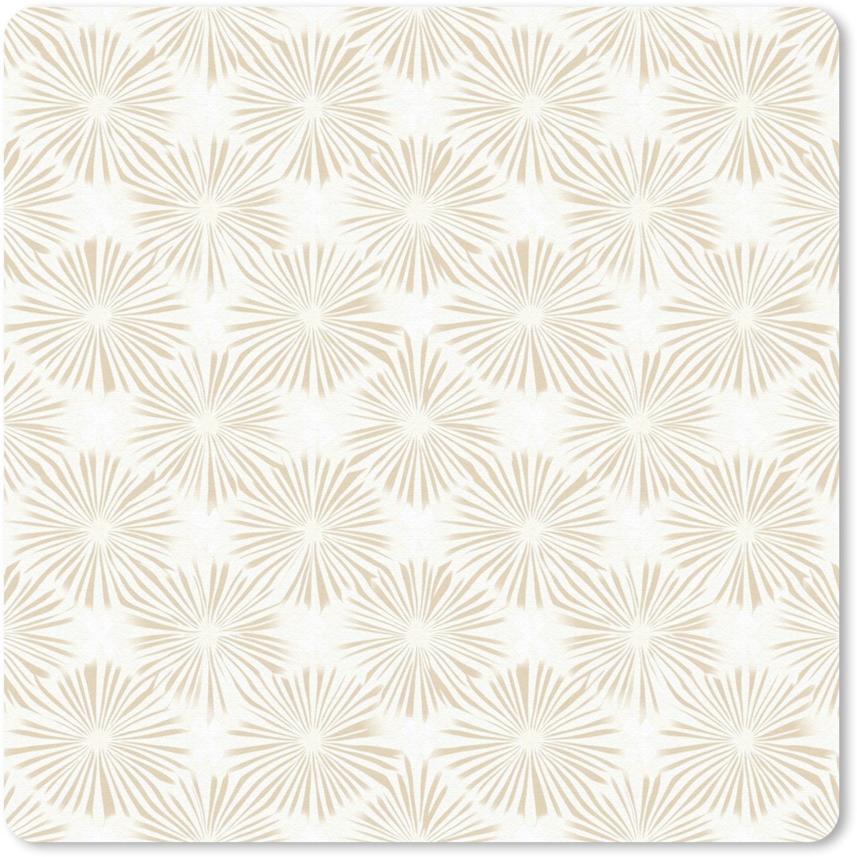 Muismat 30x30 cm - Mousepad Abstract - Motief - Beige - Muismatten