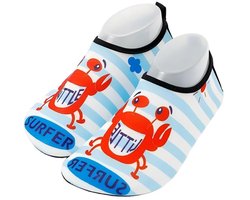 Strandschoenen voor kinderen — S (Maat26-27) — Voetlengte: 14–15 cm — Ca. leeftijd 3 jaar — Waadschoenen — Antislip zwemschoenen — Schoenen met zachte zool, sneldrogend — Schoenen in 'blotevoetenstijl' voor beekwandelen — Duik- & waterschoenen
