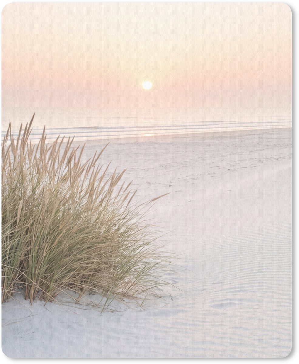 Muismat 12x16 cm - Mousepad Horizon - Duinlandschap - Zand - Muismatten