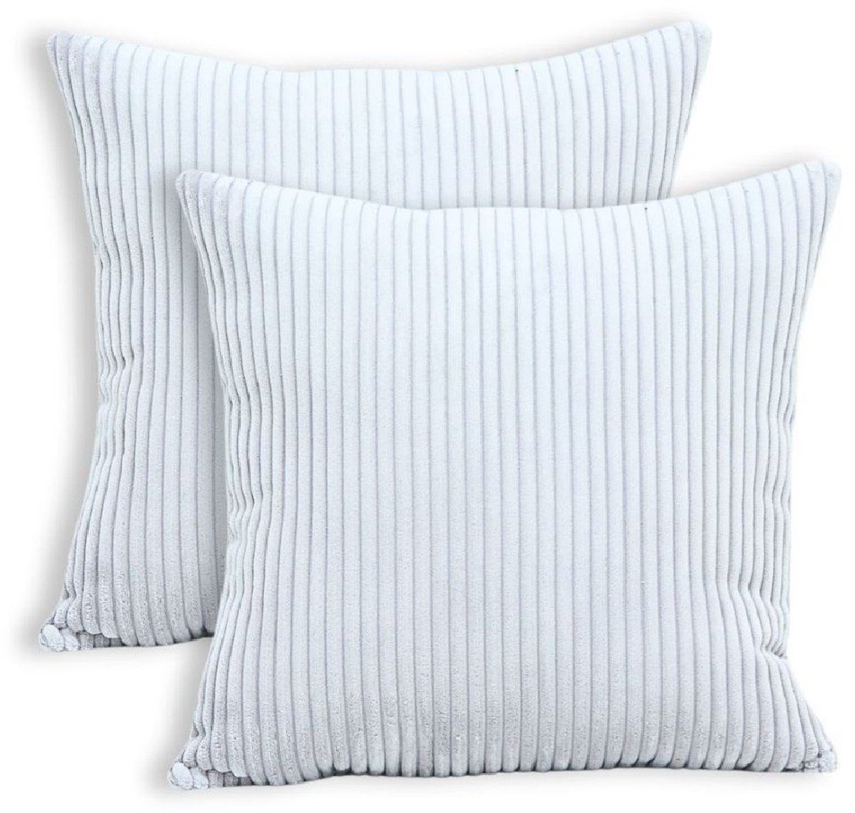 LuMali Kussensloop Lichtgrijs 50x50 cm - Kinder Kussensloop - Toddler Pillow Case - OEKO-TEX®