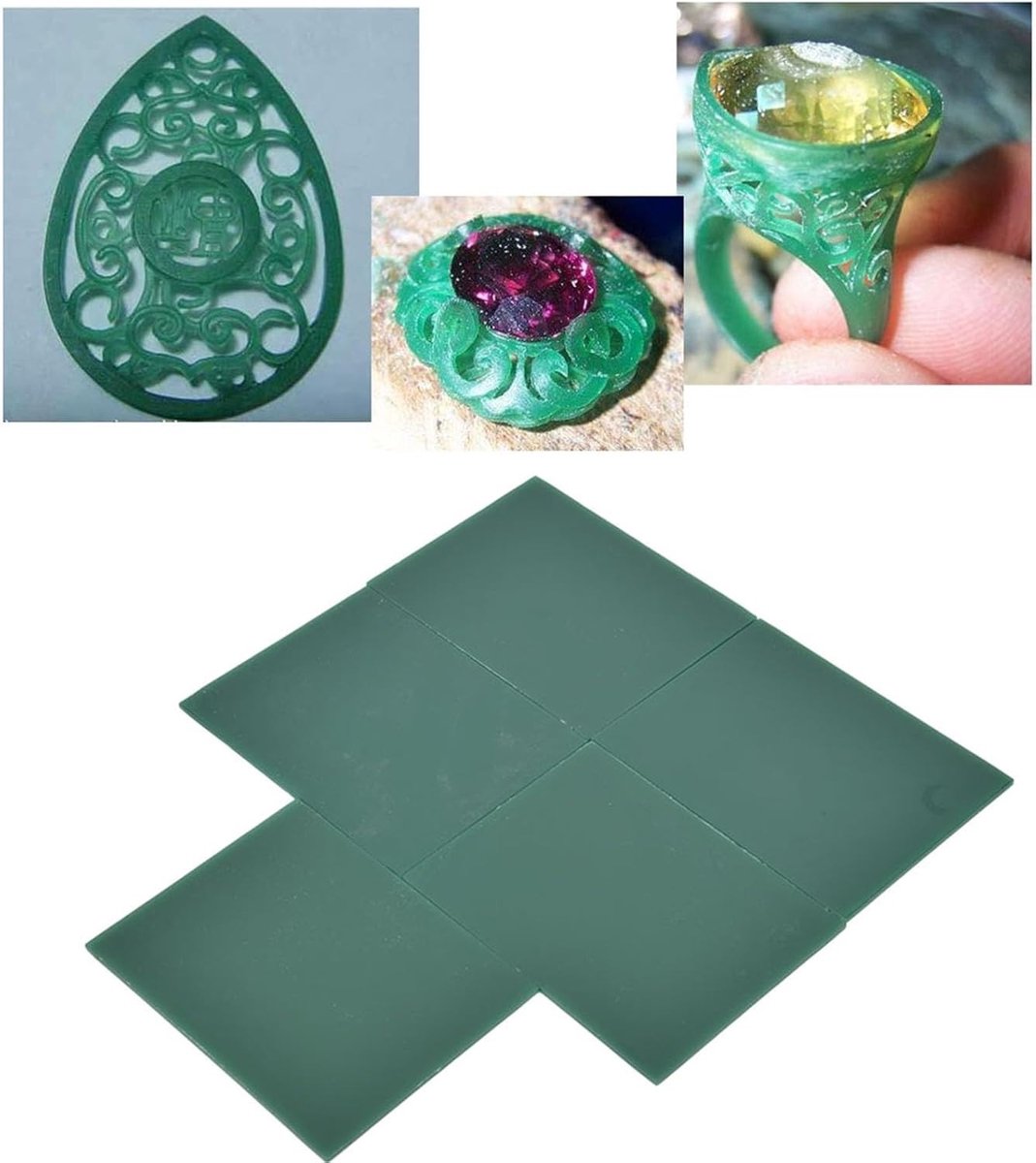 5 Stuks 2mm Disc Sculptuurwas voor Sieraden - Modelleer- en Graveeraccessoires voor Sieradenmaken, Perfect voor Hobbymakers en Professionals