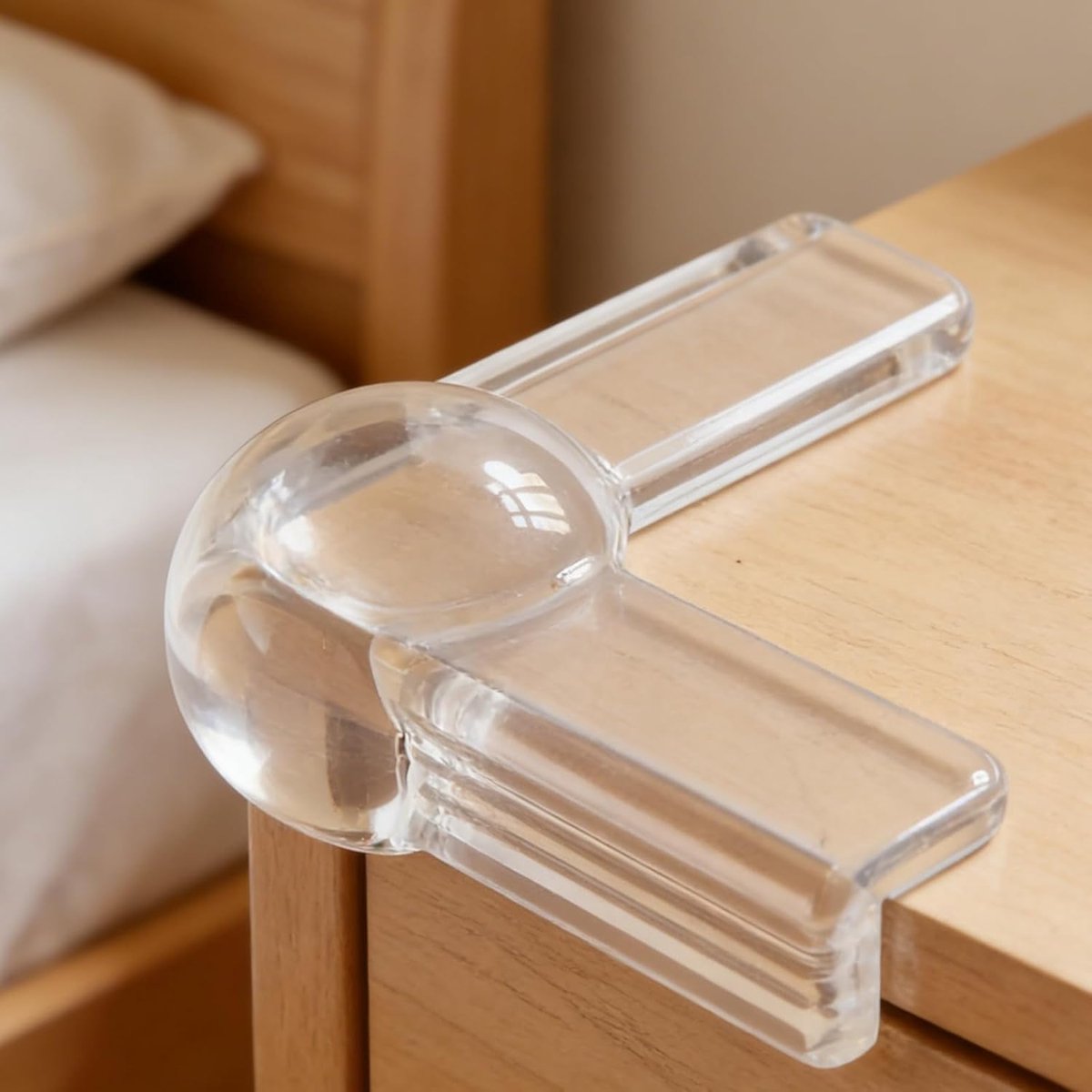 Hoekbeschermers Baby - Randbeschermers Meubels - Baby Veiligheid - Slagvast PVC Materiaal - 40x40x20 mm - Transparant