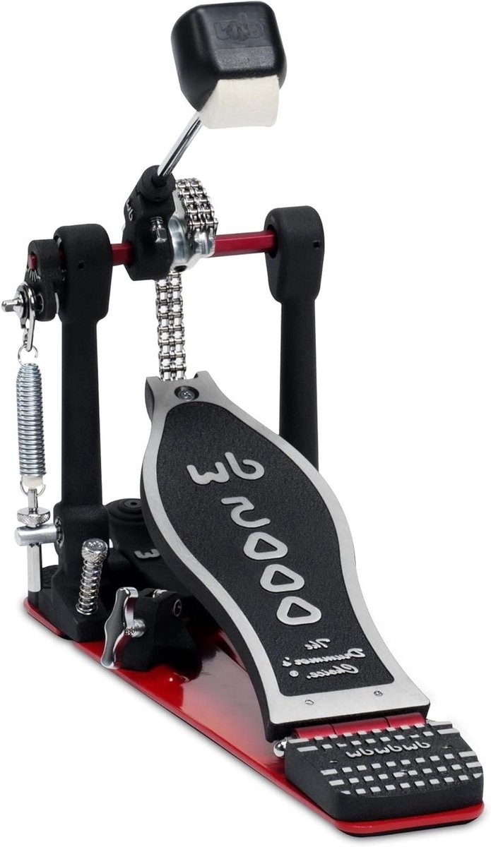 Bassdrumpedaal - Enkel Pedaal - Muziek Maken - Dual-Chain Turbo - 28 Kilogram - Meerkleurig