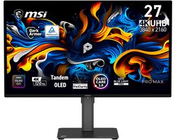 MSI PRO MAX 271UPX12G - 4K OLED Monitor - 120hz - USB-C 15W PD - 27 inch