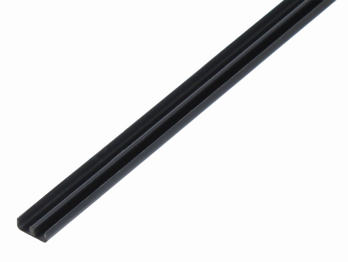 Alberts 468873 hoekprofiel, geribbeld, aluminium, blank, 1000 x 41,2 x 41,2 mm