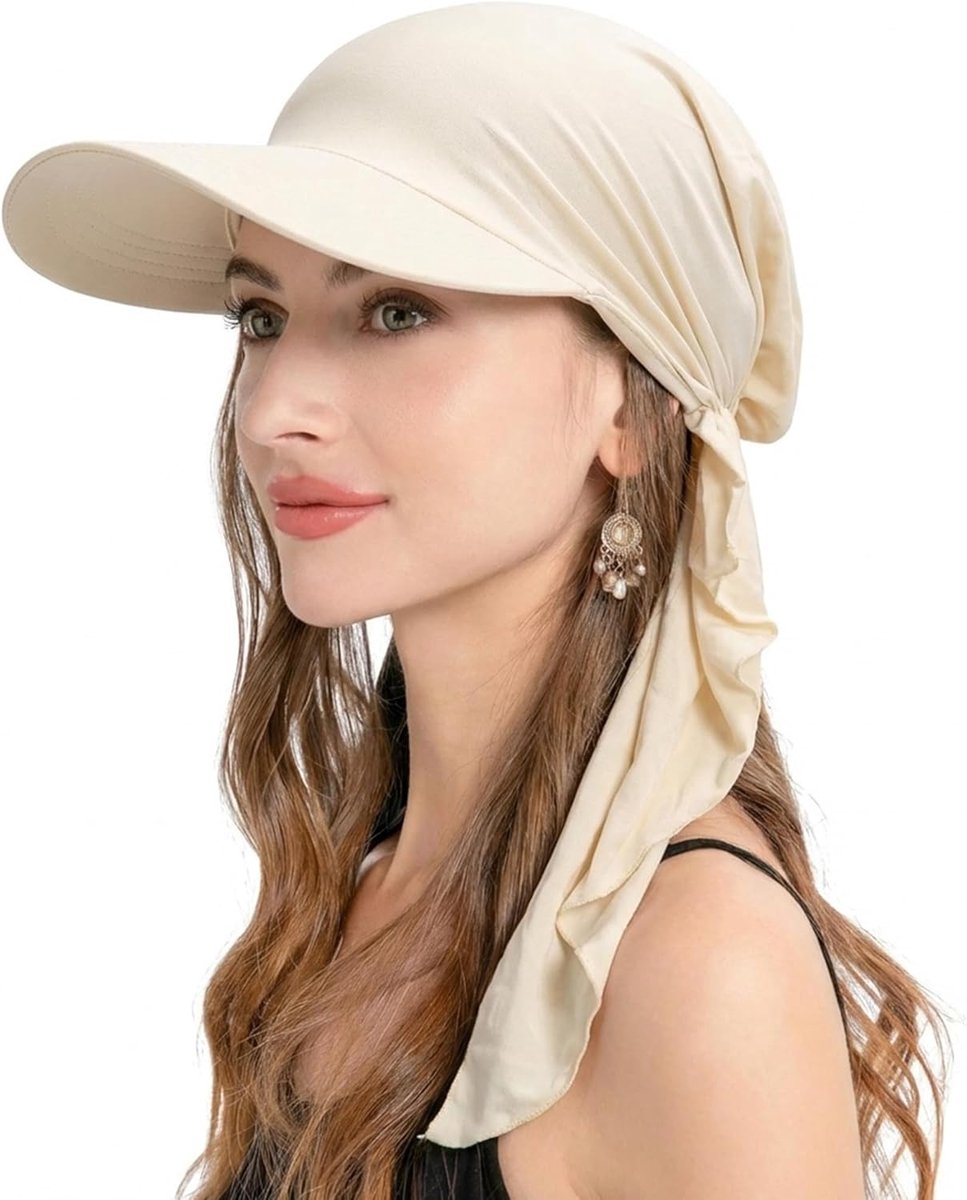 JeiibrZui Dames chemo Headwear Brim Visor Hat Beanie-muts