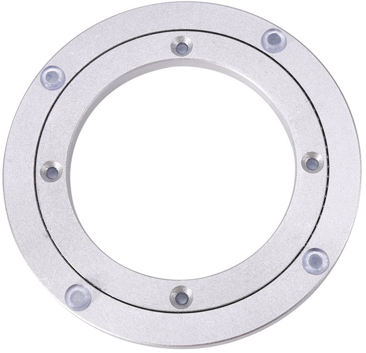 Store_9 - Lazy Susan draaiplateau - Aluminium - Voor eettafel en TV - Diameter 14 cm - Ideaal voor cake en decoraties - Duurzaam en eenvoudig te in...
