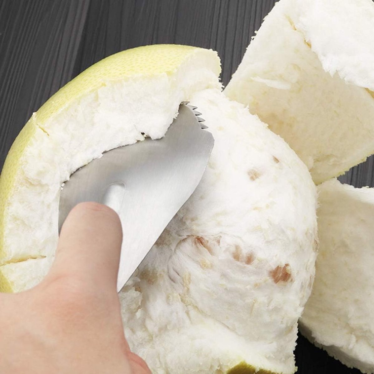 Stainless Steel Fruit Peeler voor Grapefruit en Pomelo - Keuken Gadget en Snijhulpmiddel voor Efficiënt Schillen van Fruit