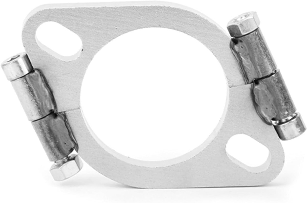 Uitlaatdisc en uitlaatflens 2.5 inch ovaal, compact en professioneel voor vervangingsaccessoires met hoge hardheid en duurzaamheid