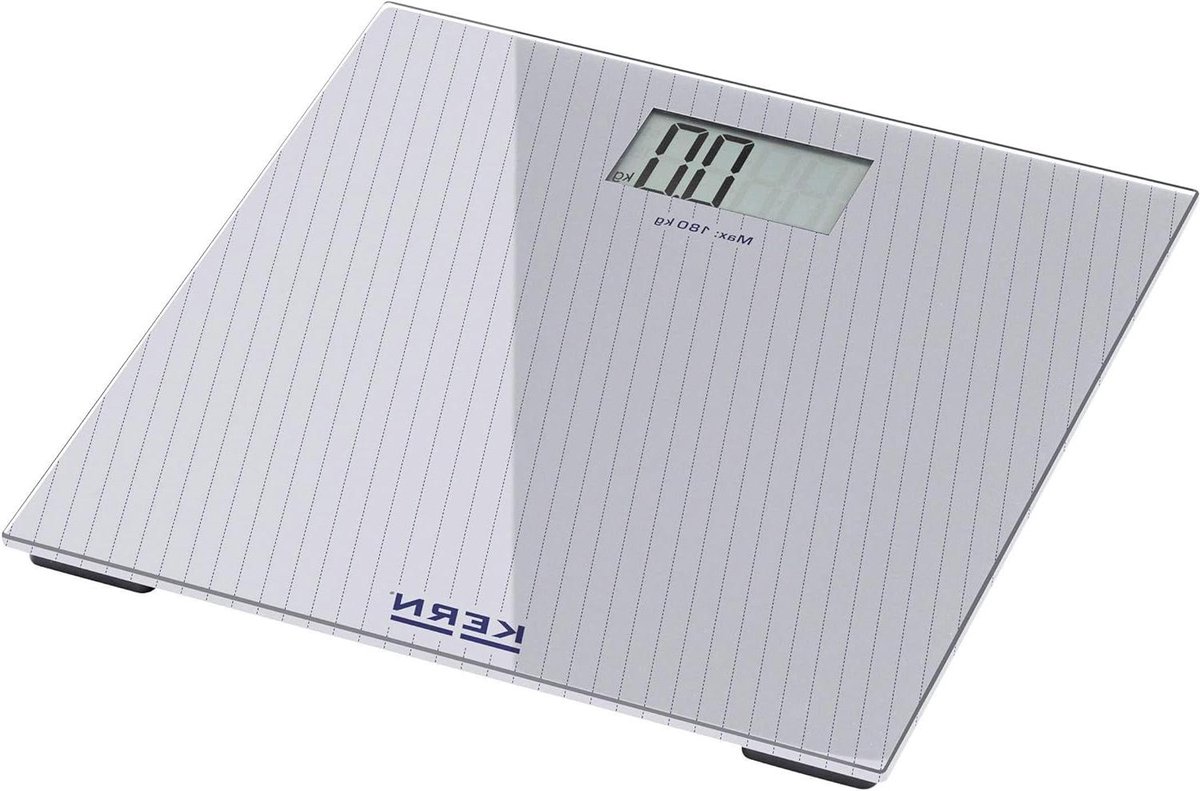 Digitale Personenweegschaal - Lichaamswegschaal Weegschaal - Gezondheid Monitoren - Hoge Precisie - 180 kg - Grijs