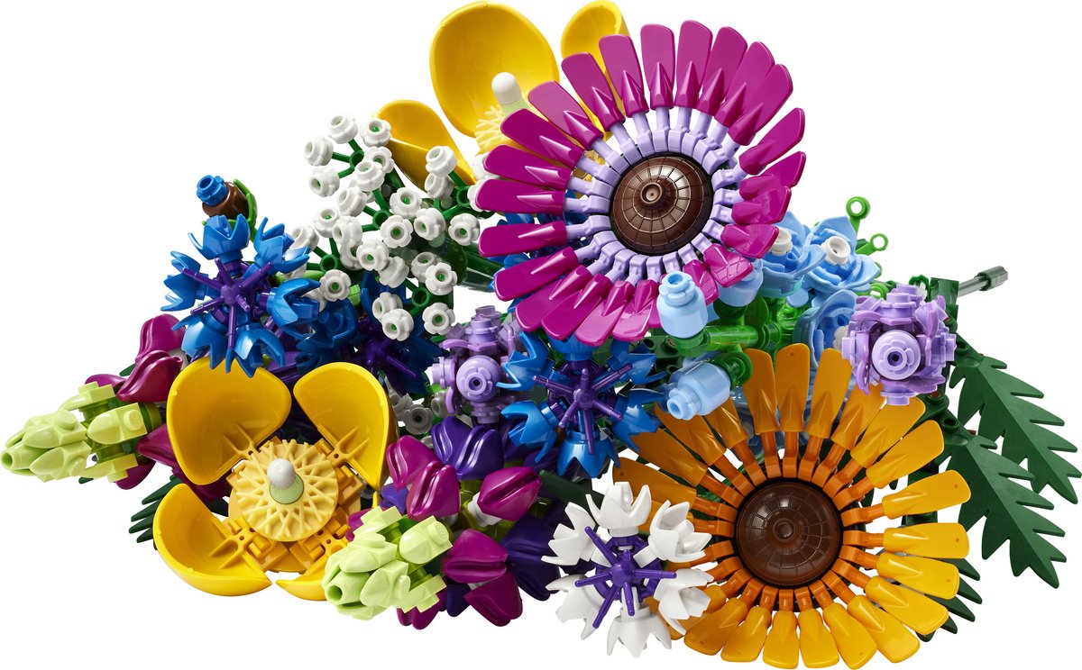 LEGO Icons Wilde Bloemen Boeket Bouwset voor Volwassenen, Botanical Collection - 10313 — afbeelding 19