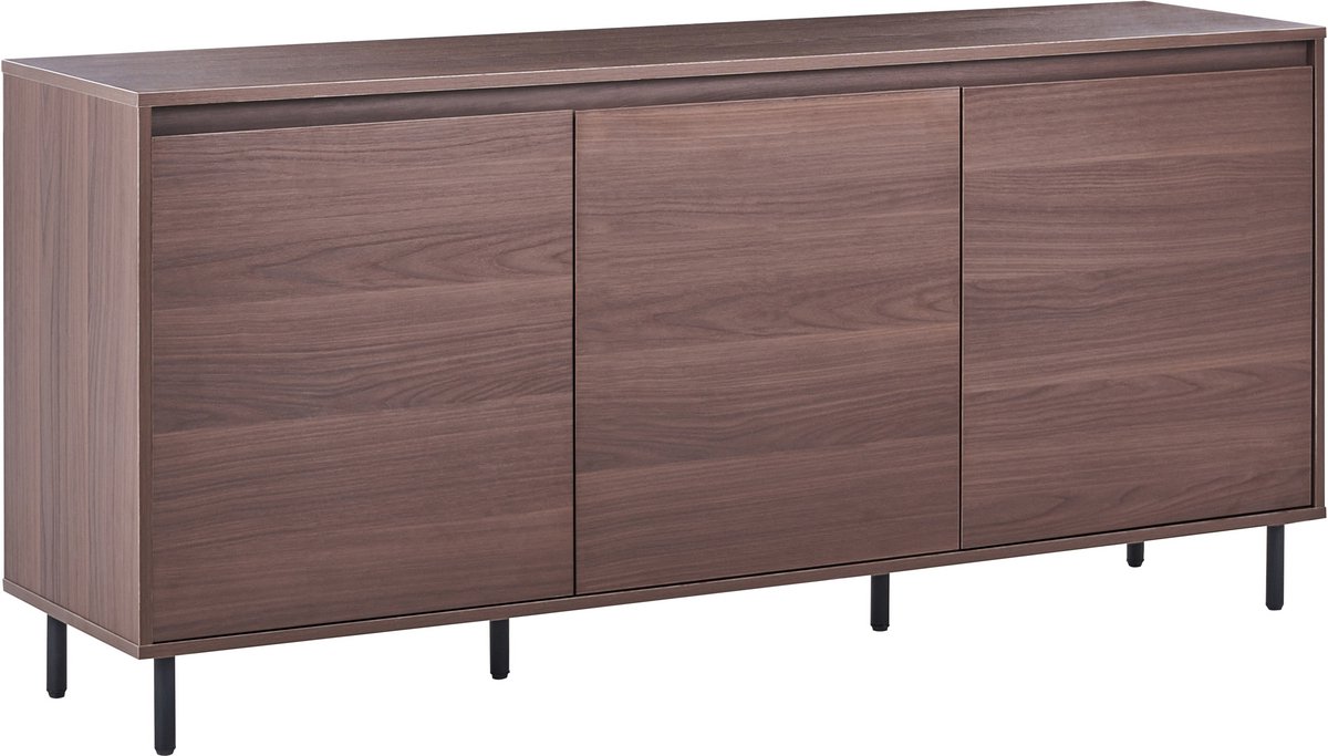 NIKEA - Commode 3-deurs - Donkerbruin - MDF
