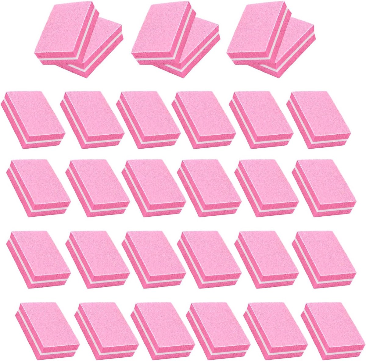 30 Stuks Professionele Nagelbuffers voor Gelnagels en Acrylnagels