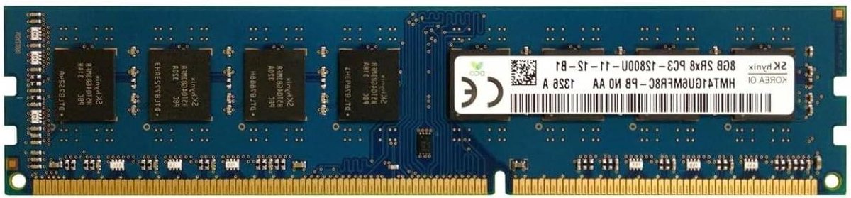Desktop RAM Geheugen - Werkgeheugen PC - Computer Upgrade - DDR3 Technologie - 8 GB - Groen