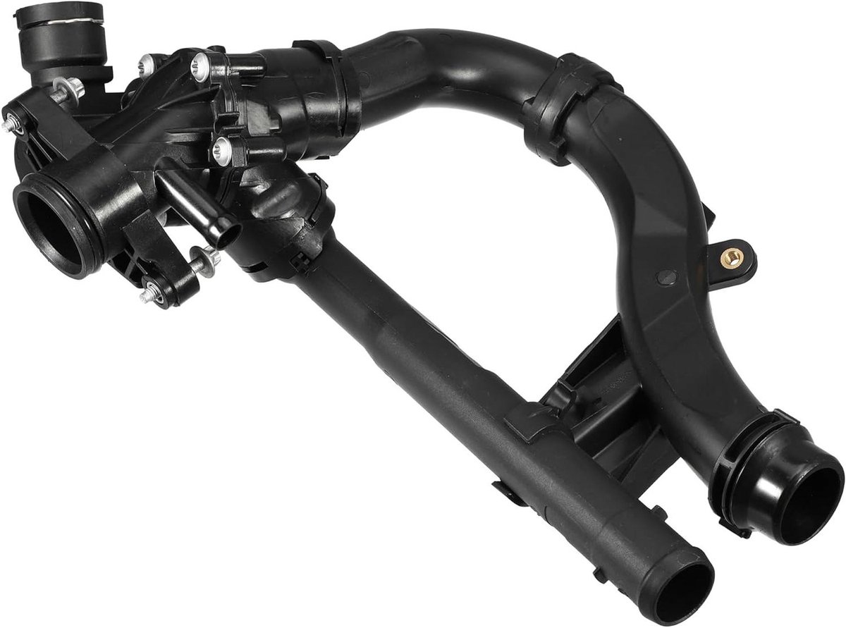 Motor Koelvloeistof Thermostaat - Thermostaat Behuizing - Motor Temperatuur Regelen - Duurzaam Plastic - 1 Stuk - Zwart