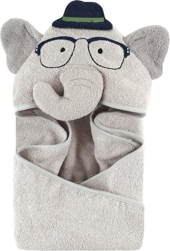 Badcape met Capuchon - Baby Handdoek - Baby Afdrogen - Extra Groot Formaat - 84 x 84 cm - Ezel — afbeelding 2