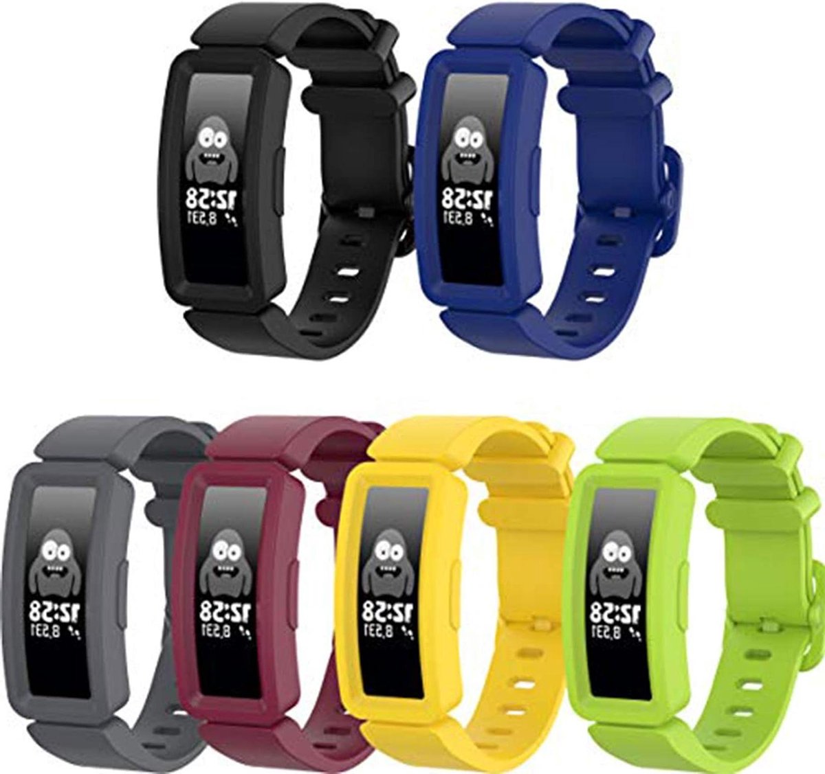 Armband Fitbit Ace 2 - Horlogebandje Kinderen - Activiteit Tracker - Reserve Silicone Band