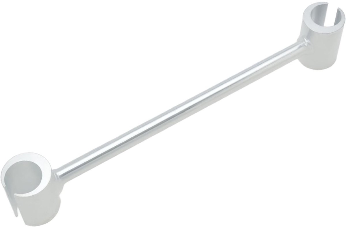 Dailygoods - Dailygoody - Deur Scharnier Aanpassing Tool - Verstelbare Sleutel - Handig Gereedschap - Zilver - Scharnieren - Geschikt voor 18mm-25mm Scharnieren