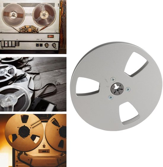 Dailygoods - Dailygoody - Lege Tape Reel - Universele Aluminium Opname Reel - 5 Inch Formaat - Geschikt voor Bandrecorders - Professioneel Gebruik - Duurzaam en Li.. van Dailygoods — afbeelding 2