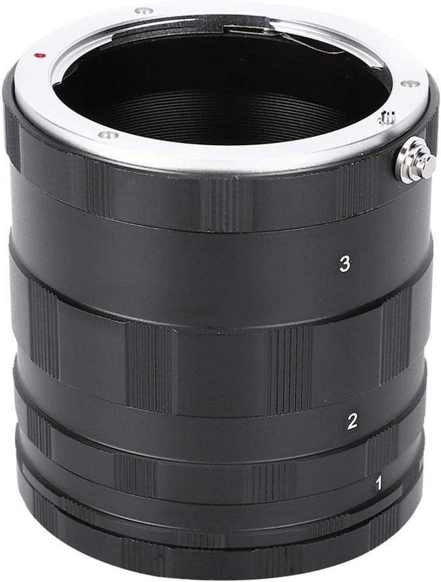Dailygoody - Macro Extension Adapter Sony E Mount - Close-up Lens Ring - Extreme Close-up Photography - Geschikt voor Sony E Mount Camera - Zwart Model