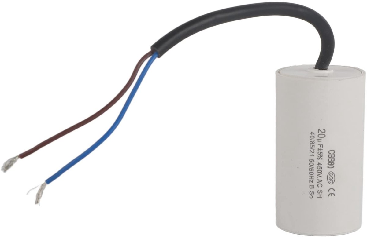 Dailygoods - Dailygoody - Motorcondensator - Condensator 20uF - Betrouwbaar voor motormachines - 450V Spanning - Duurzaam en efficiënt - Geschikt voor diverse toe