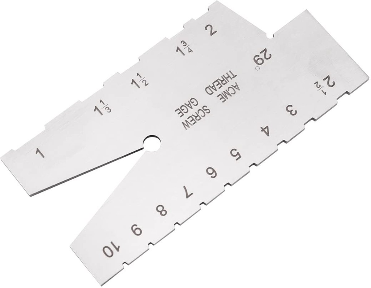 Dailygoods - Dailygoody - Lasmeter roestvrij staal - Metalen plaatdiktemeter voor lasinspectie - Lichtgewicht en nauwkeurig - 29 graden slijpmeter - Ideaal voor pr