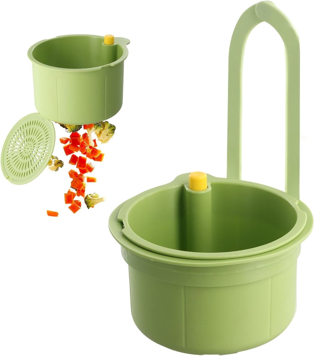 Afvoerfilter voor Keukens, Verwijderbare Afvoermand, Effectieve Waterfilter voor Afvoer, Keukenaccessoires en Huishoudelijke Gereedschappen