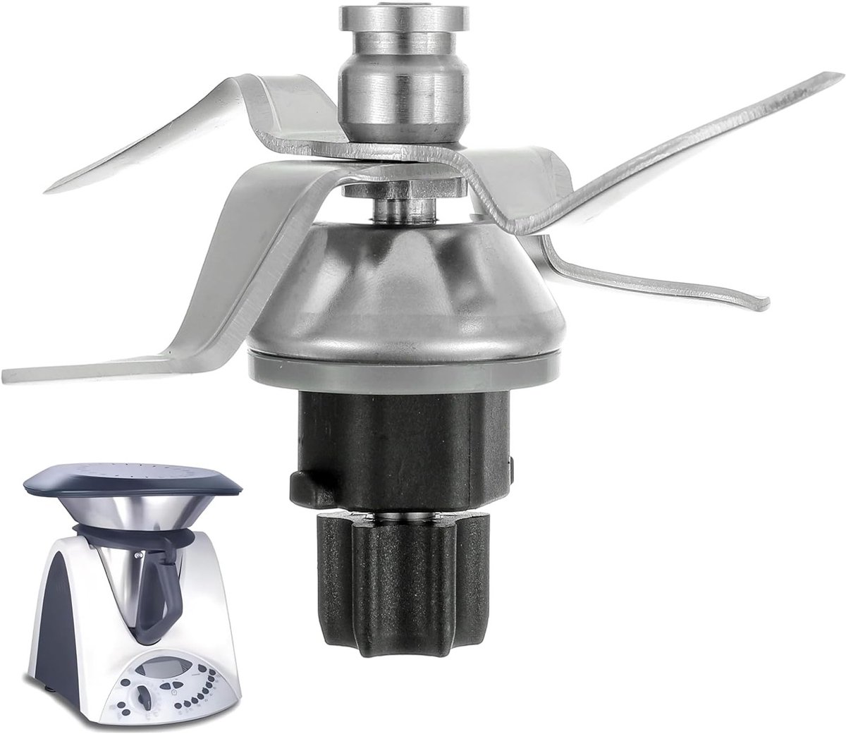 Vervangende Roestvrijstalen Blades voor Thermomix TM31, Super Scherpe Mixermessen, Duurzaam en Hittebestendig Accessoire voor Keukenmachines