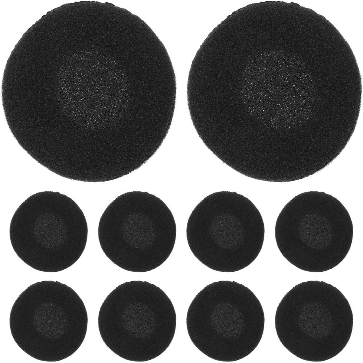 10 Stuks 40mm Oorkussens - Comfortabele Schuim Oorkussens voor In-Ear Hoofdtelefoon, Geluidsisolatie en Versterking van Geluidskwaliteit
