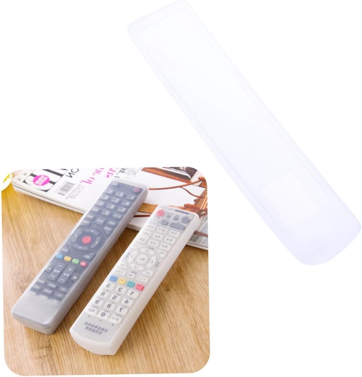 Siliconen afstandsbediening hoes voor TV - Stofdichte bescherming voor decoders en afstandsbedieningen