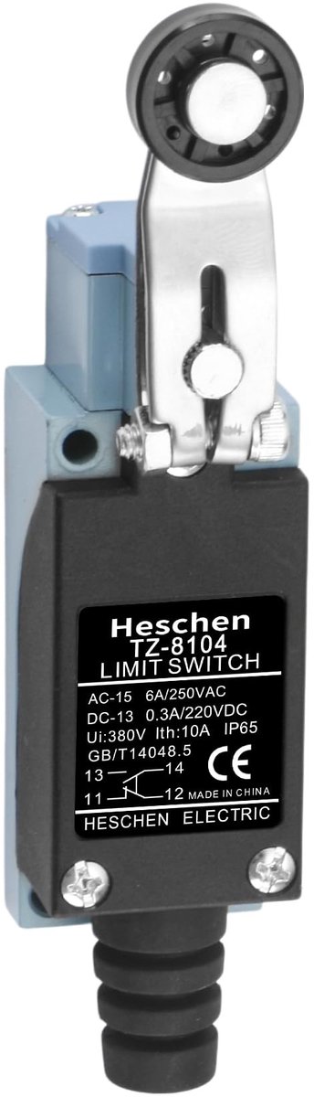 Dailygoods - Dailygoody - Limit Switch - Rotary Roller Lever - Blauw - Momentary Switch - TZ-8104