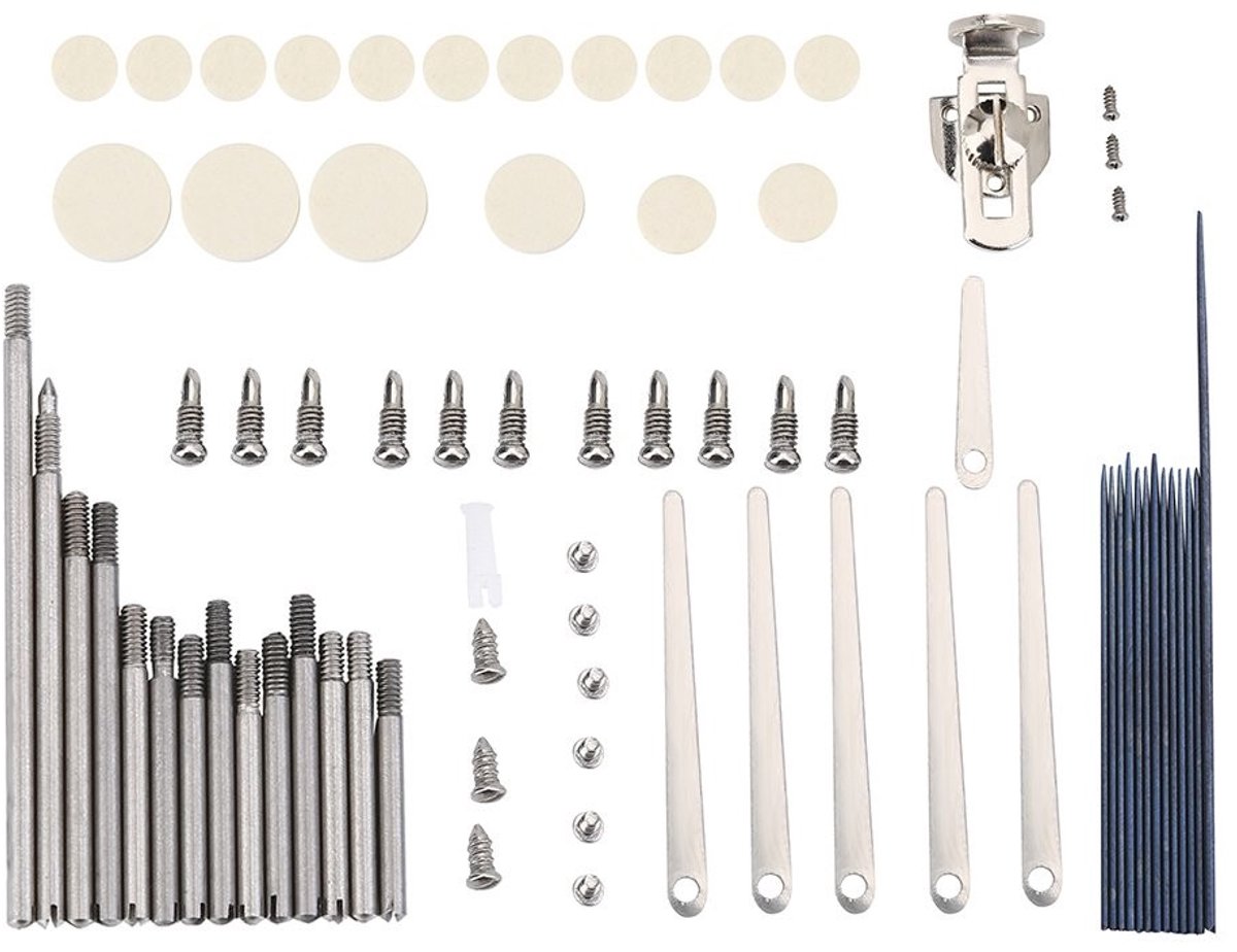 Dailygoods - Cosensi - Dailygoody - Klarinet Reparatie Gereedschap Set - Onderhoudsset voor Muzikanten - Duurzaam en Stevig - Inclusief Vervangonderdelen - Perfect voor Tech