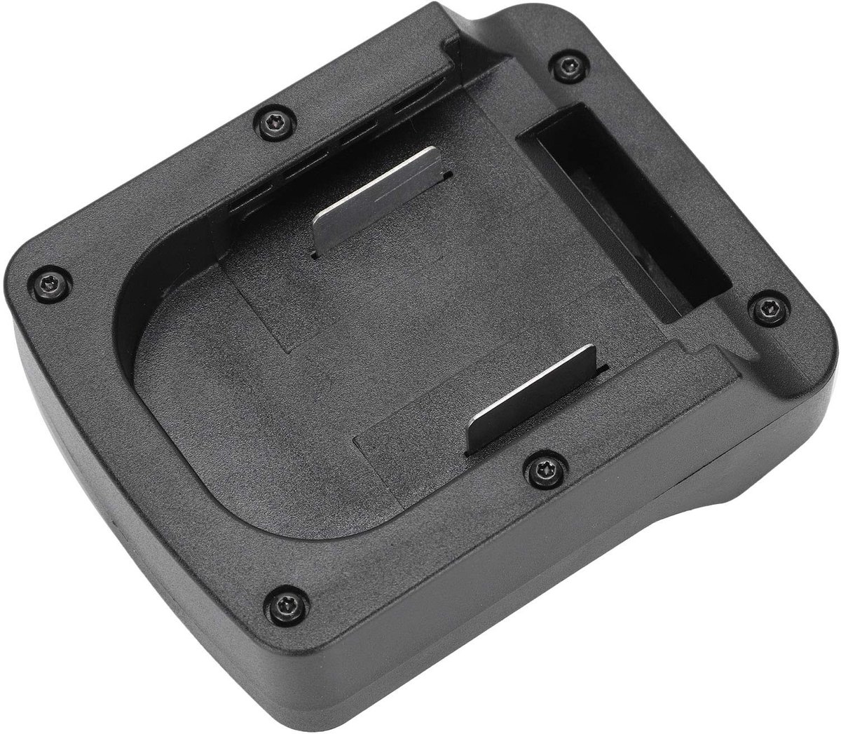 Dailygoods - Dailygoody - Li-ion Batterij Houder Adapter - Duurzaam en Stevig - Geschikt voor BL1840 BL1850B BL1860B - Hoogwaardige ABS - Voor Metabo 18V Tool