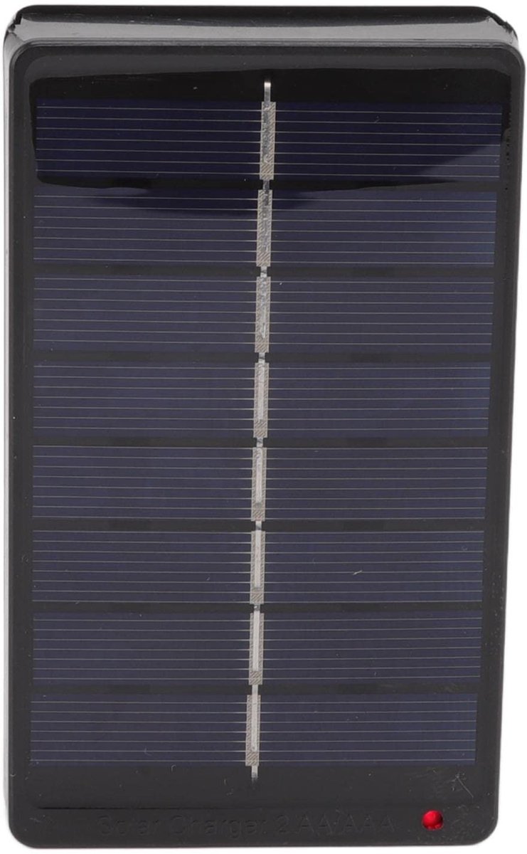 Dailygoods - Dailygoody - Zonnepaneel Batterij Oplader - 1W 4V Oplader - Draagbaar en Lichtgewicht - Voor AA Batterijen - Efficiënte Energieoplossing - Ideaal ...