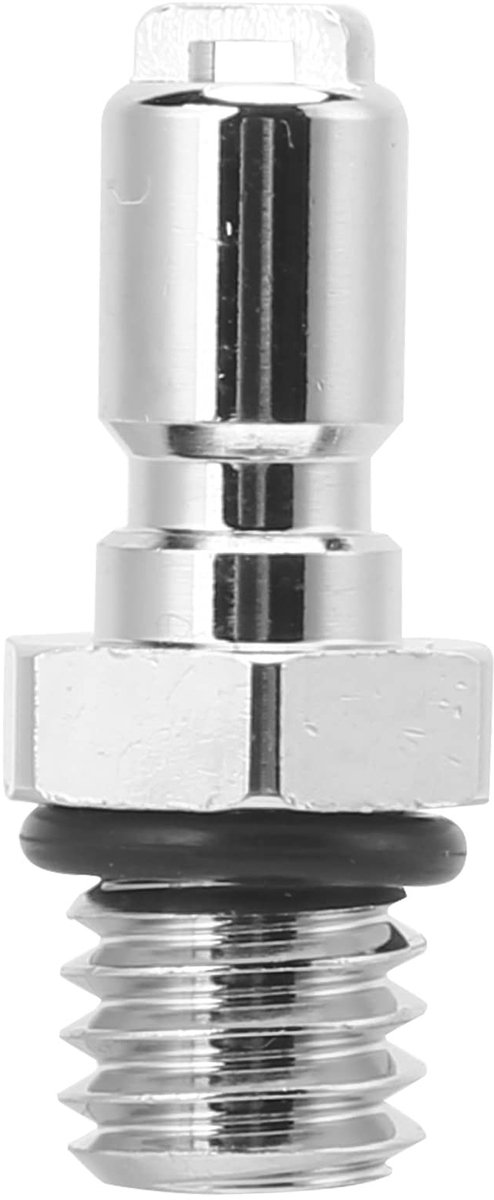 Dailygoods - Dailygoody - Duik Inflator Adapter - Chromen Messing BCD Power Ventiel Vervanging - Duikaccessoires - Duikuitrusting - Betrouwbare Koppeling - Voor Du