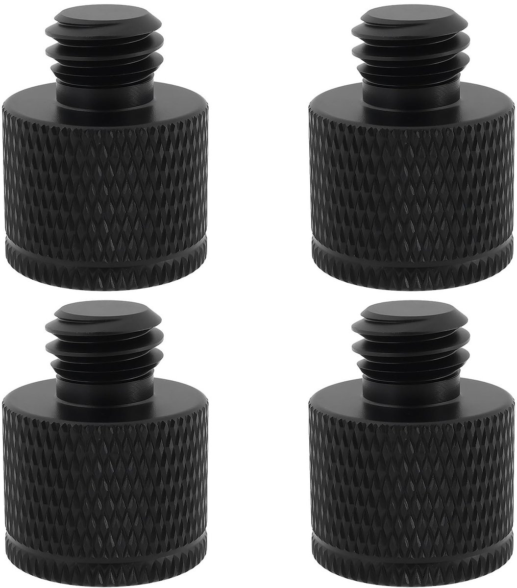 Dailygoods - Set van 4 Mannelijke naar Vrouwelijke Adapter voor Fotografie