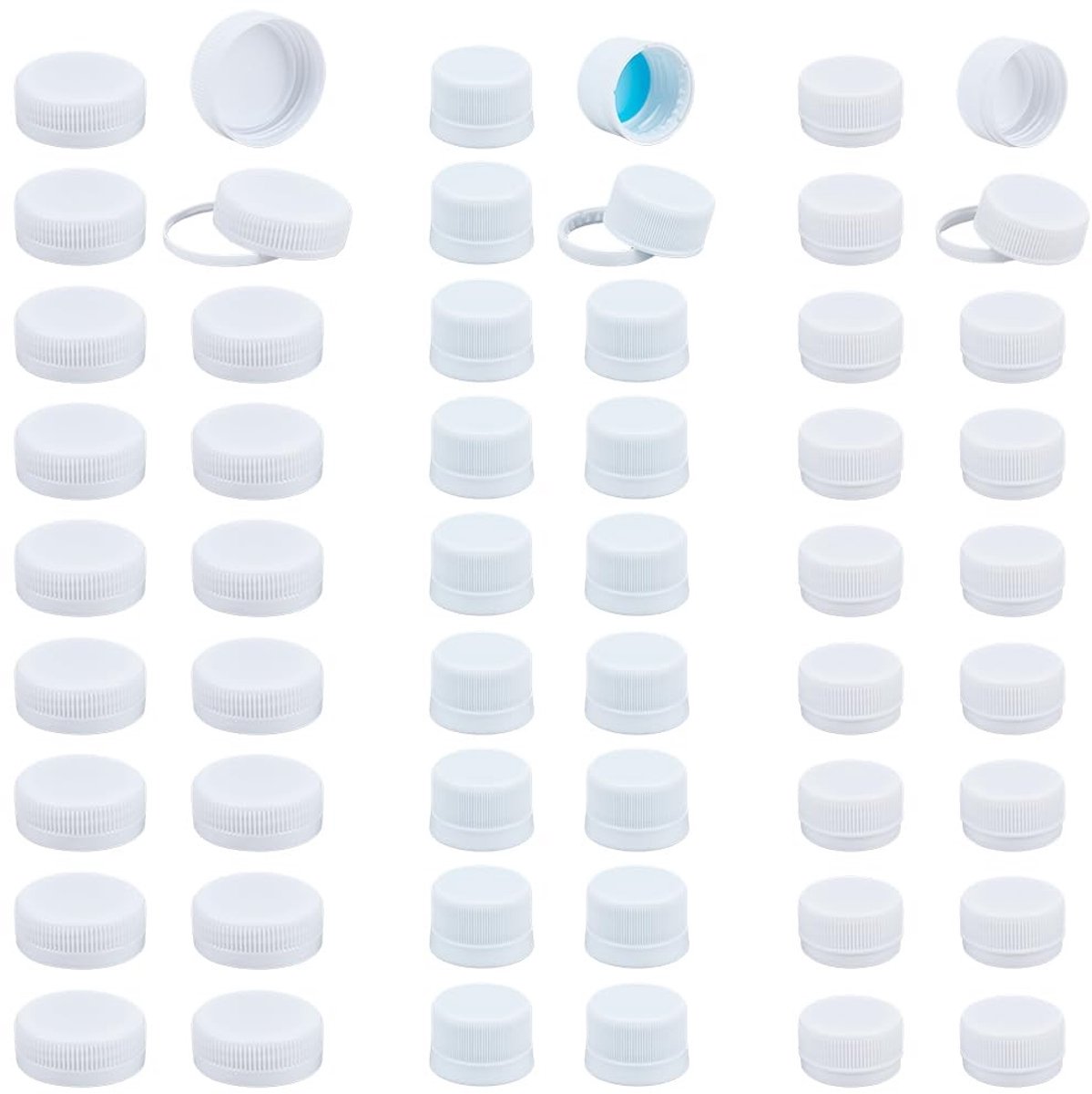 Dailygoods - Set van 105 Herbruikbare Plastic Flessendoppen voor DIY-projecten