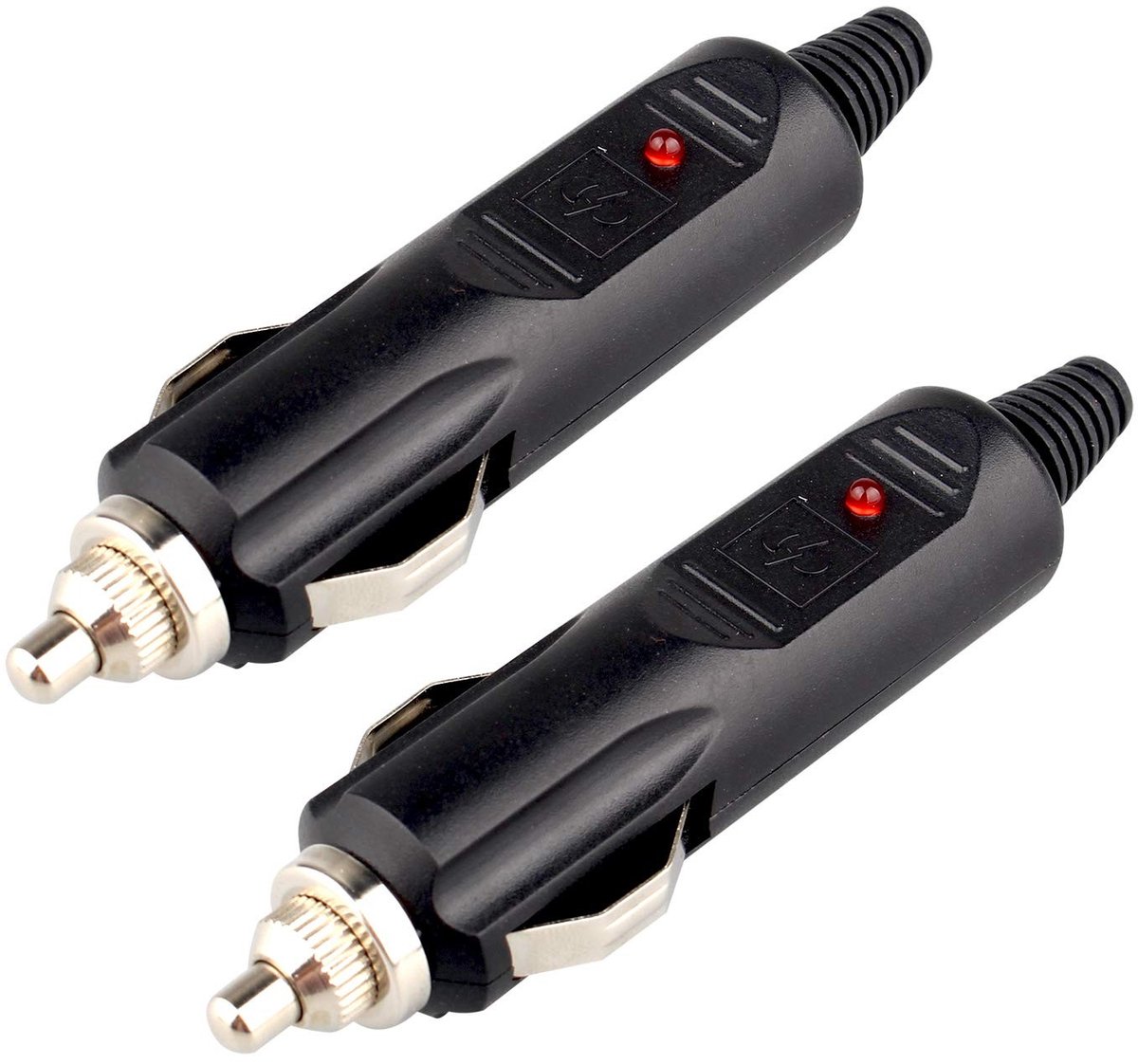 Dailygoods - DC 12V Sigarettenaansteker Stekker met LED Indicator