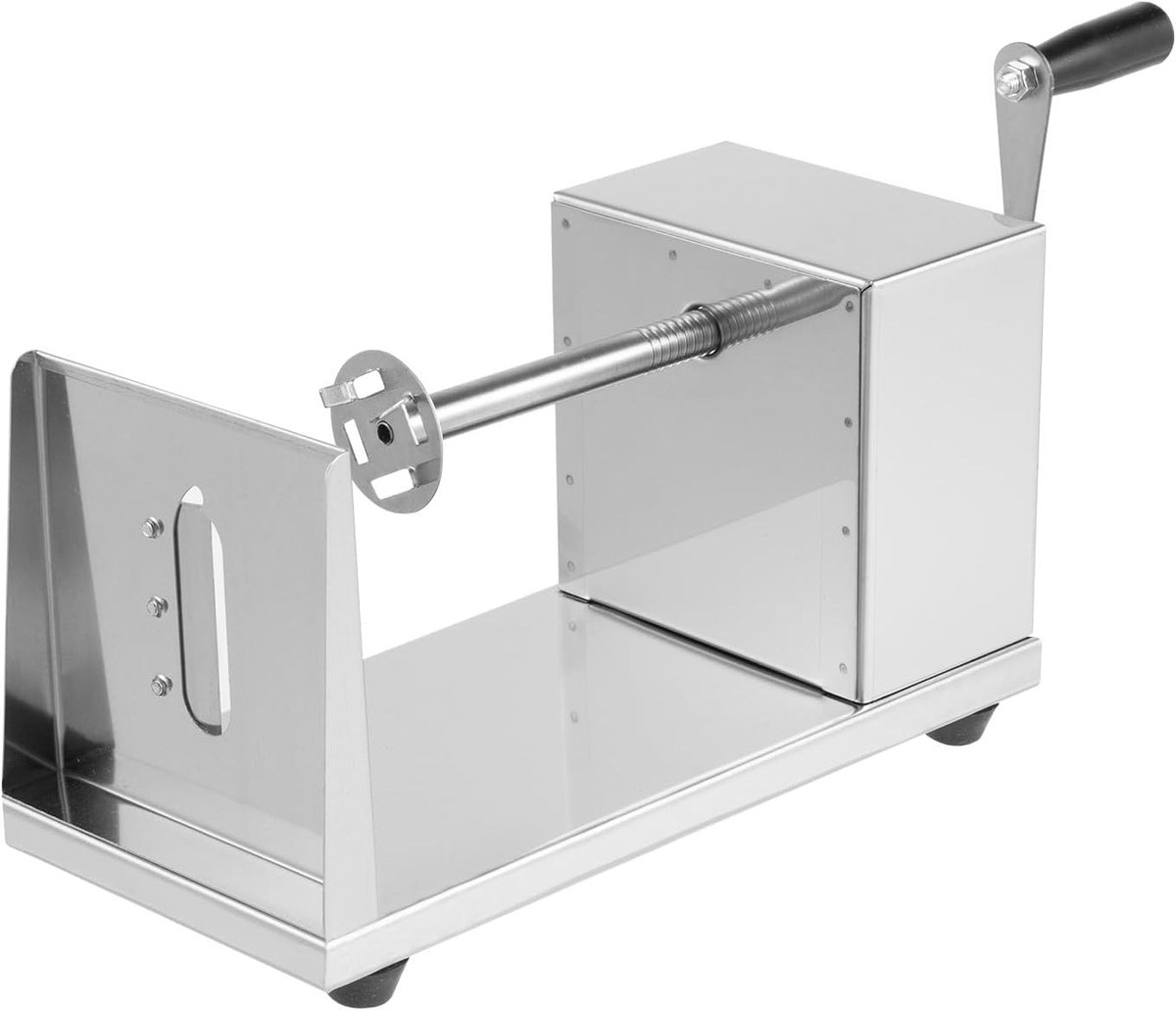 Spiraalsnijder 25 x 12 x 14 cm van RVS voor Thuisgebruik, Restaurants en BBQ Feestjes, Per