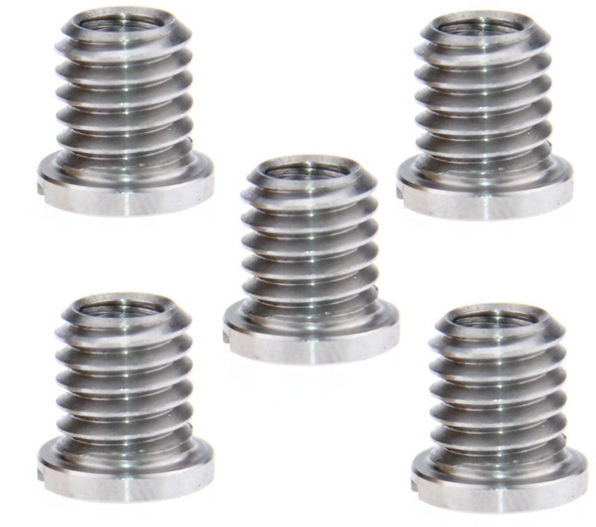 Dailygoody - Schroefdraadadapter 3/8" naar 1/4" - 5 Stuks - Lichtgewicht en Compact - Ideaal voor Statief - Eenvoudig te Gebruiken - Voor Monopod...