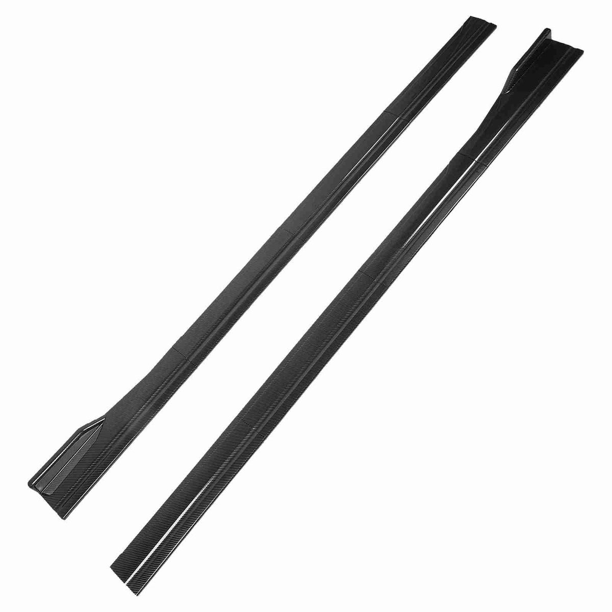 Dailygoody - OmGoods - Dailygoody - Koolstofvezel Stijl Auto Zijrok - Verbeterde voertuigsafety - 200X11 Cm - Universele Auto's - Rijprestaties - Auto accesoires