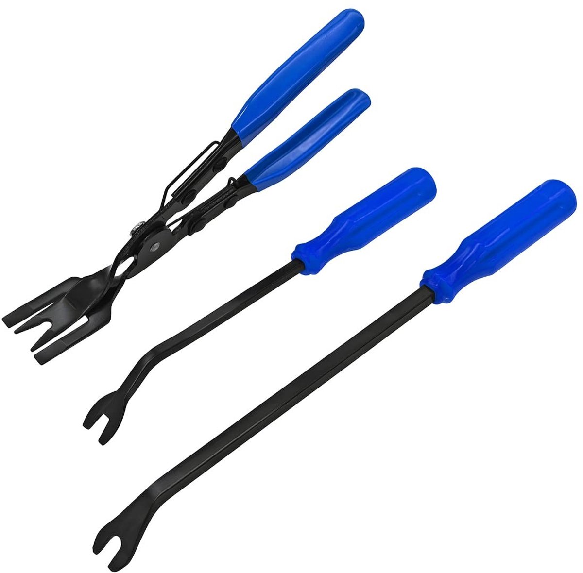 Dailygoody - Autodemontagegereedschap - Set van 3 - Verwijdering auto-interieur - Blauw - Sierwiggen - Voor autoportierbekleding