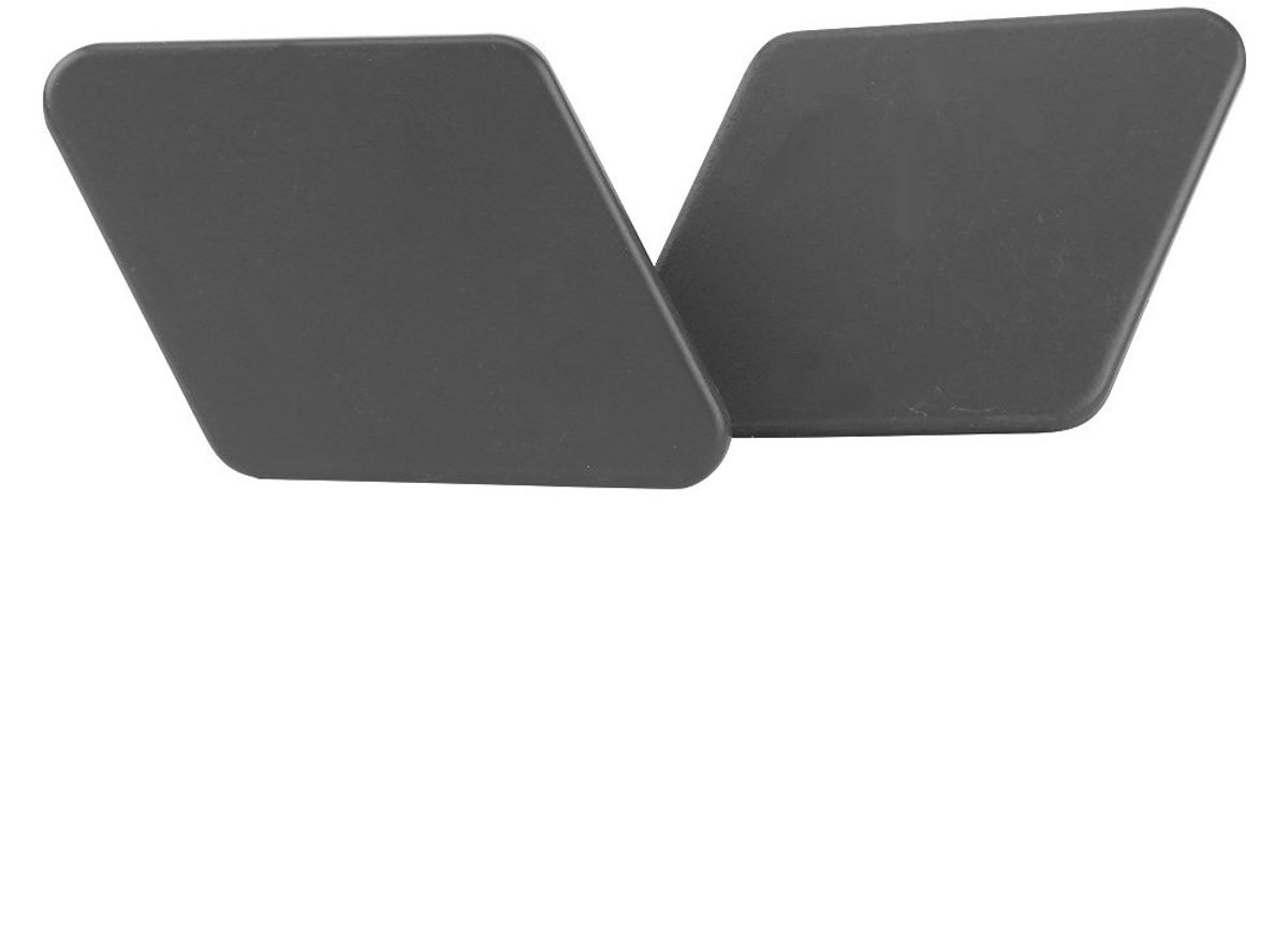 Dailygoody - Koplamp Washer Caps - Voorbumper Nozzle Covers - Mat Zwart - 1 Paar - Geschikt voor 3 Serie E90 2005-2009