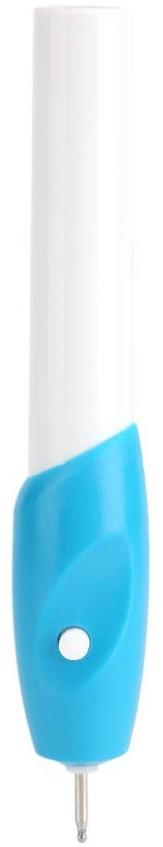 Dailygoody - Elektrische Graveerpen - Handheld Carving Pen - Licht en draagbaar - Blauw - Gravure Tool - Voor Hout Glas Metaal Plastic - Handig v