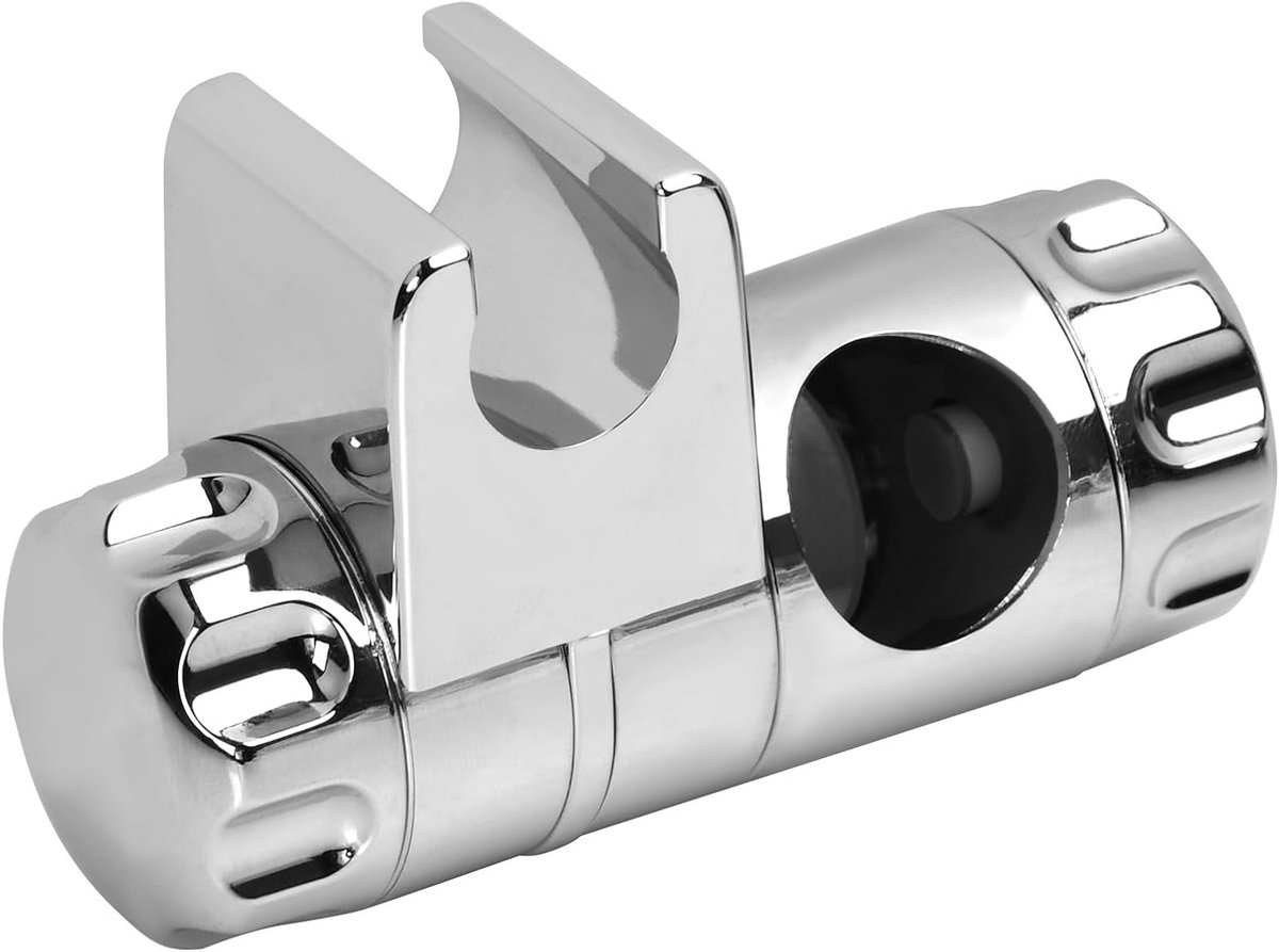 Verstelbare Handdouche Houder van ABS, Geschikt voor 25mm Douche Rail, Ideaal voor Badkamer en Douche Installatie