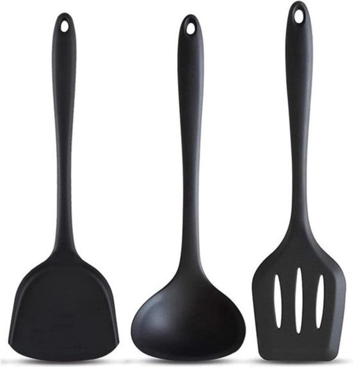 Siliconen spatels - Keukengerei - 3 stuks - BPA vrij - Multicolor
