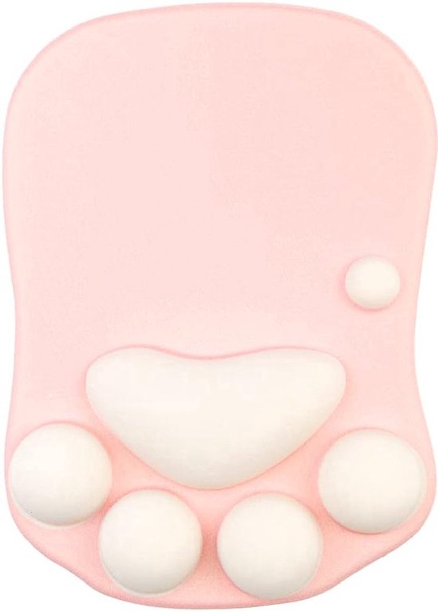 Ergonomische muismat met polssteun, gelmuismat met antislip siliconenbasis